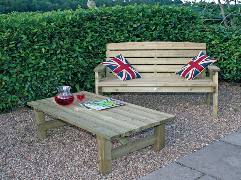 Dean Bench and Coffee Table