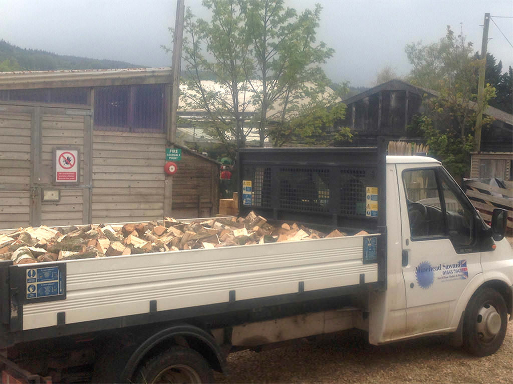 A full load of Logs ready for delivery